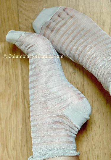 Fancy Nude Socks by Doré Doré - Alternate View