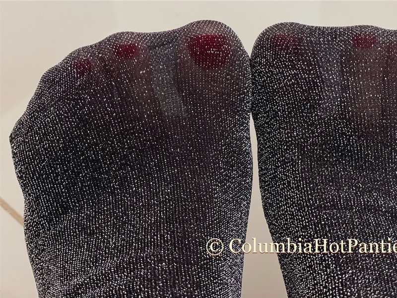 Shimmery Socks - Silver, Black & Navy - Preview 2